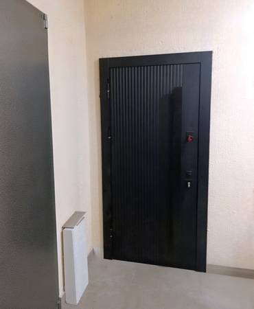 Дверь в квартиру с длинными ручками