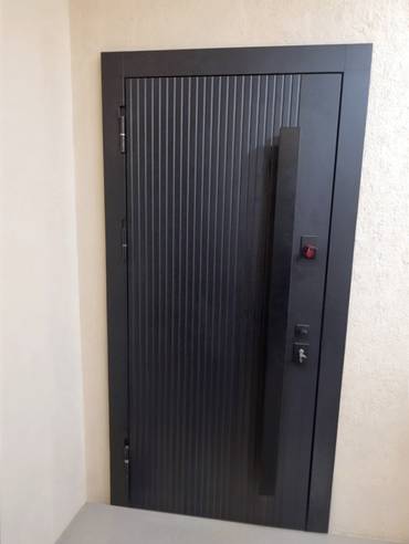 Дверь в квартиру с длинными ручками